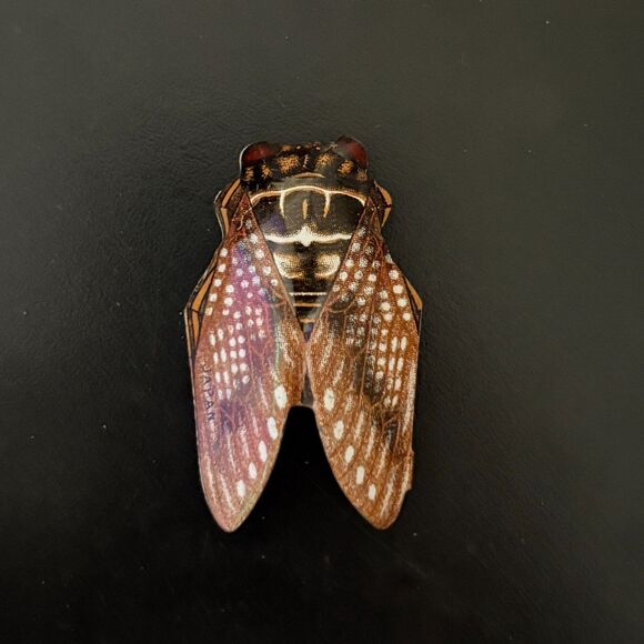 Vintage MOTH Insect Lapel Pin. Metal / Tin Collectible. - Picture 1 of 2